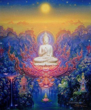 contemporary Buddha fantasy 007 CK Fairy Tales Oil Paintings